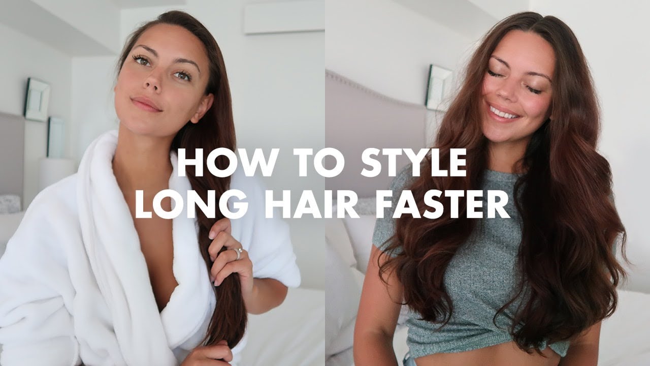 How To Style Long Hair Faster: Tips and Tricks