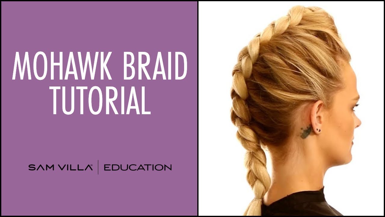 Mohawk Braid Tutorial – Foldback Braid Technique