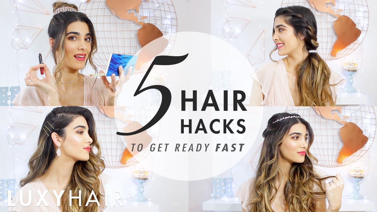 5 Hacks to Get Ready Fast – Holiday Edition | Luxy Hair