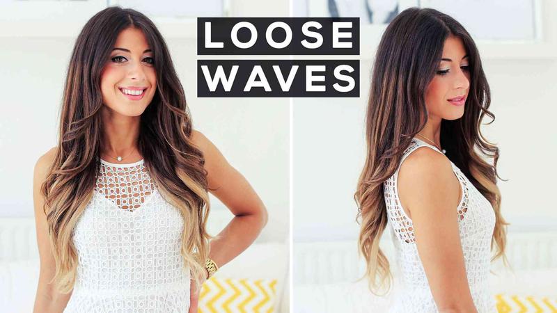 Wavy Hairstyles: Loose Waves Hair Tutorial