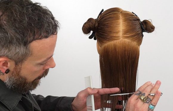 How to cut hair straight | Creating a precision bottom edge