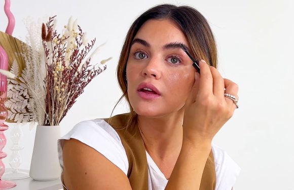 Watch Lucy Hale’s 10-Minute Routine for Real Skin and Feathered Brows | 10 Minute Beauty Routine