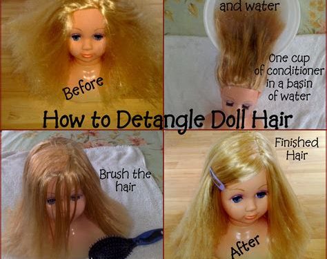 How To Detangle Doll Hair Without Fabric Softener