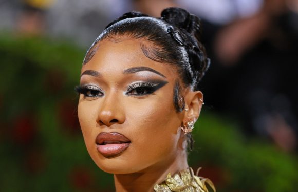 I’m Pretty Sure Megan Thee Stallion’s Hair Is Longer Than the Snake She’s Holding — See Photos